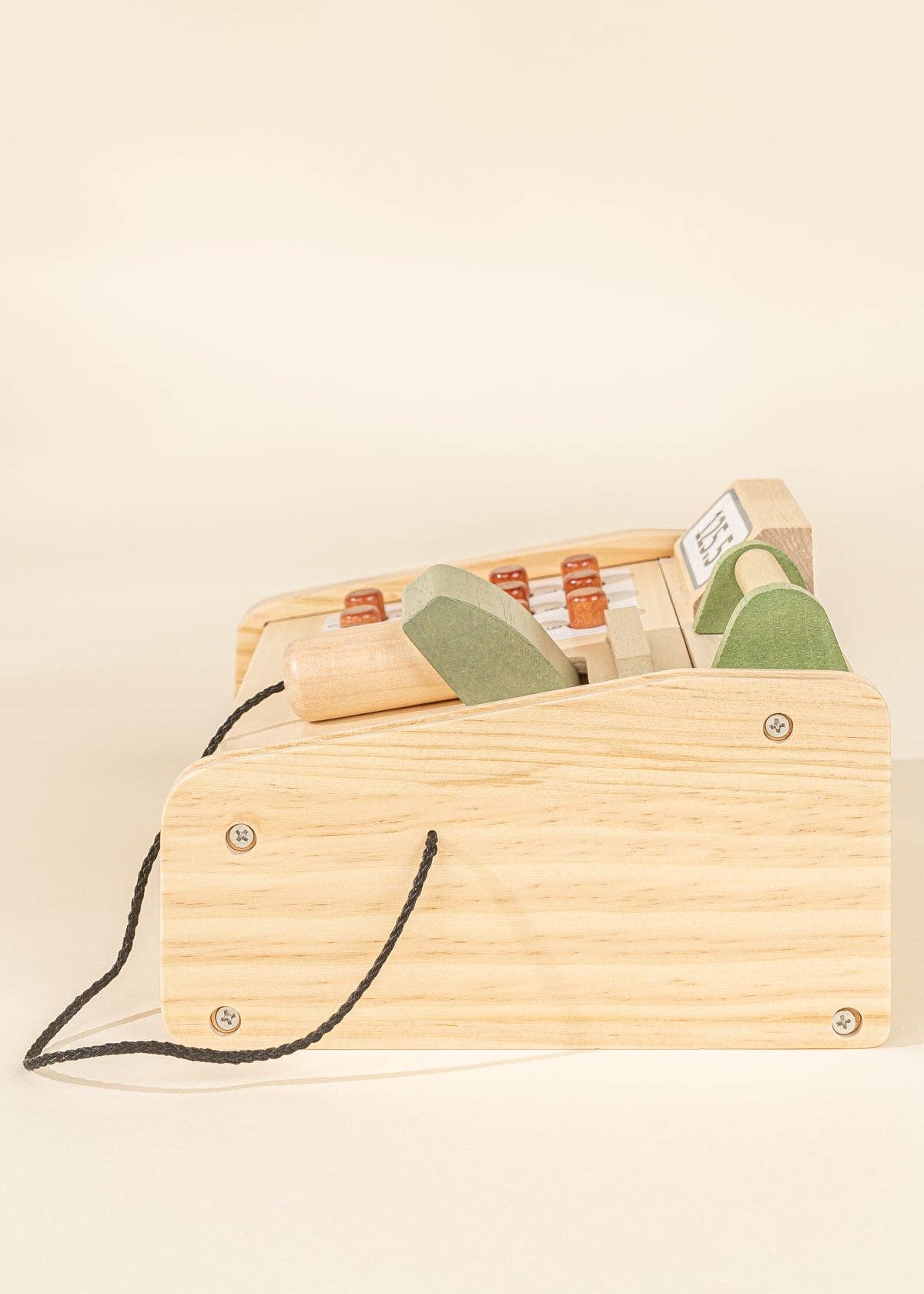 Coco Village Wooden Cash Register Play Toy