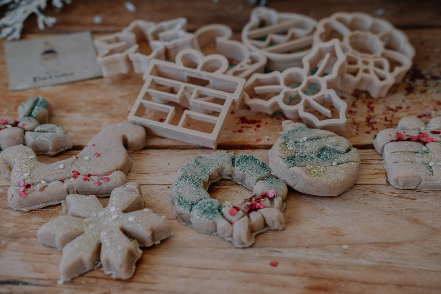 Christmas Eco Cutter™ Play Doh or Cookie Dough Cutter Set