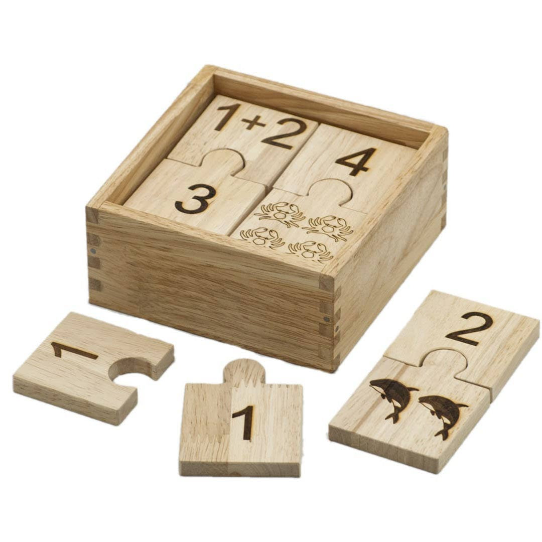 Counting Addition and Number Sense Wooden Jigsaw Puzzle