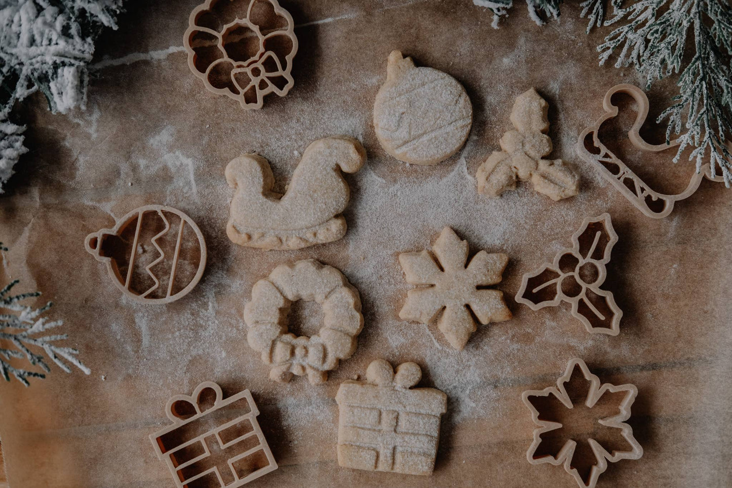 Christmas Eco Cutter™ Play Doh or Cookie Dough Cutter Set