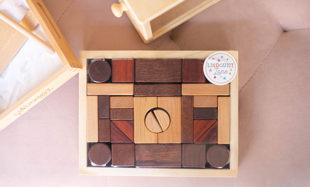 Large Multicolor Stained Building Blocks