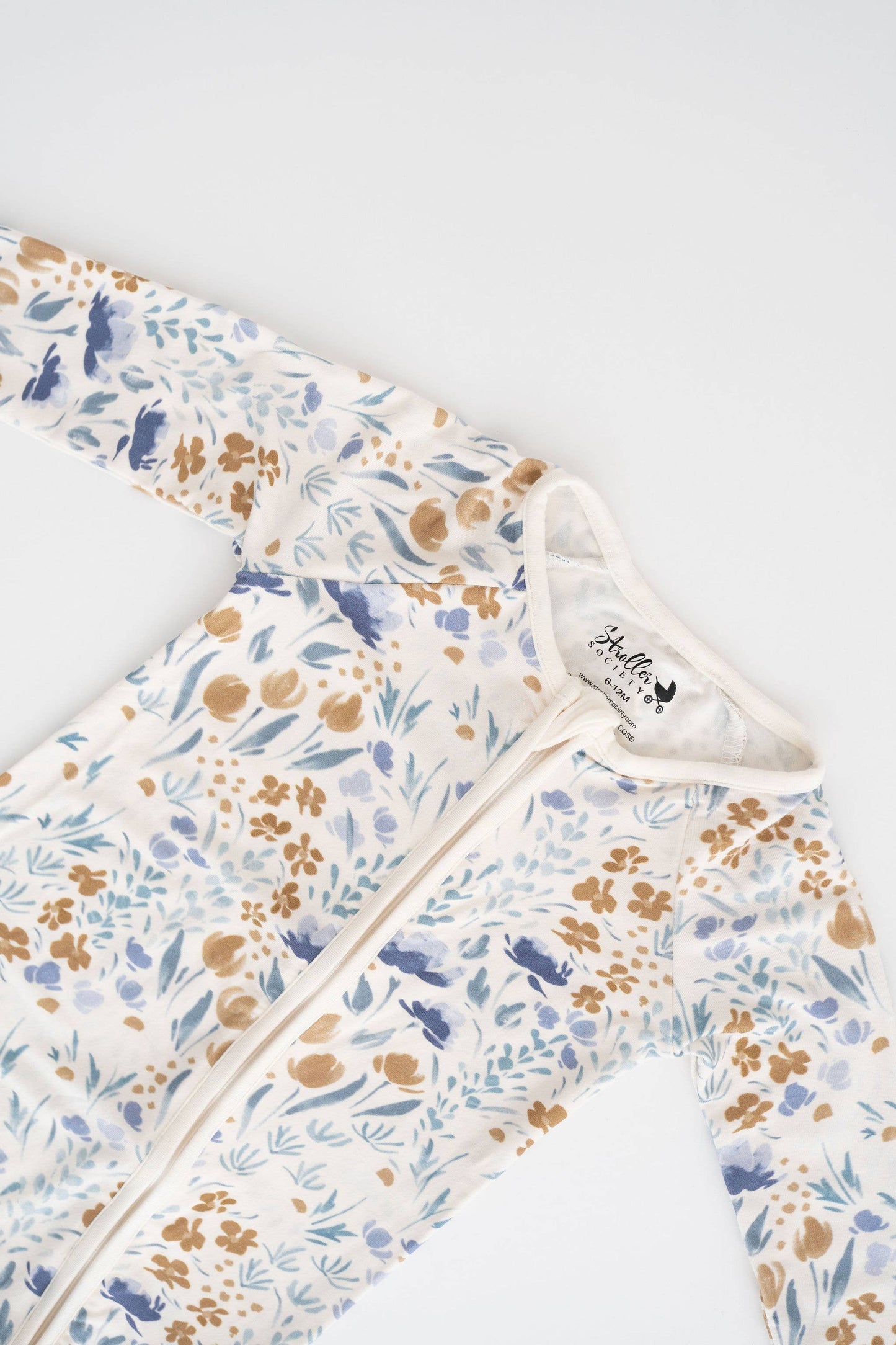 Watercolor Floral Bamboo Pajama Jumpsuit