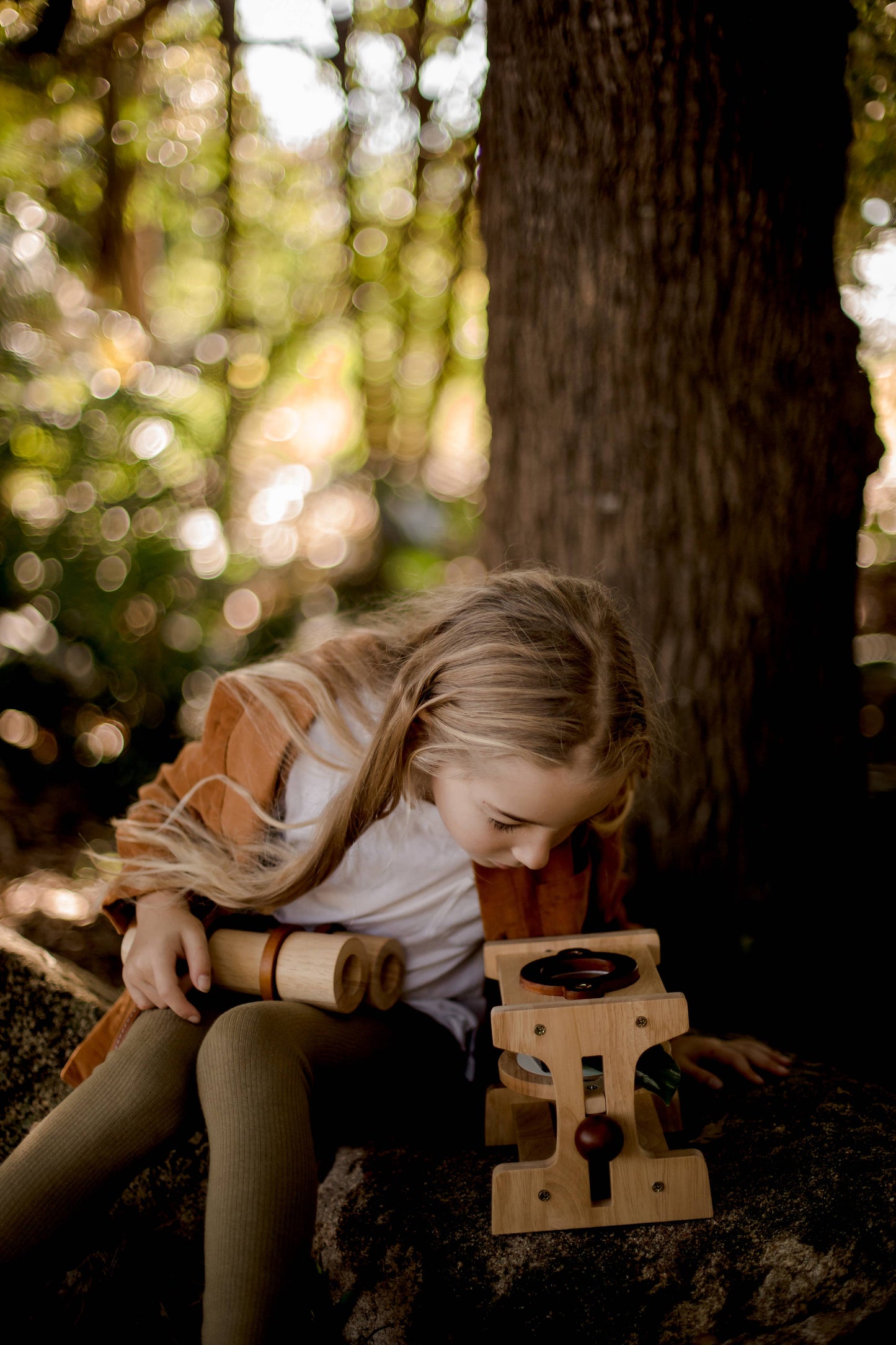 Wooden Microscope for Kids