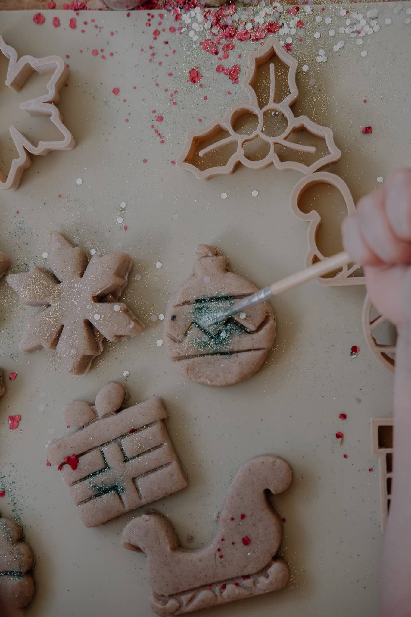 Christmas Eco Cutter™ Play Doh or Cookie Dough Cutter Set