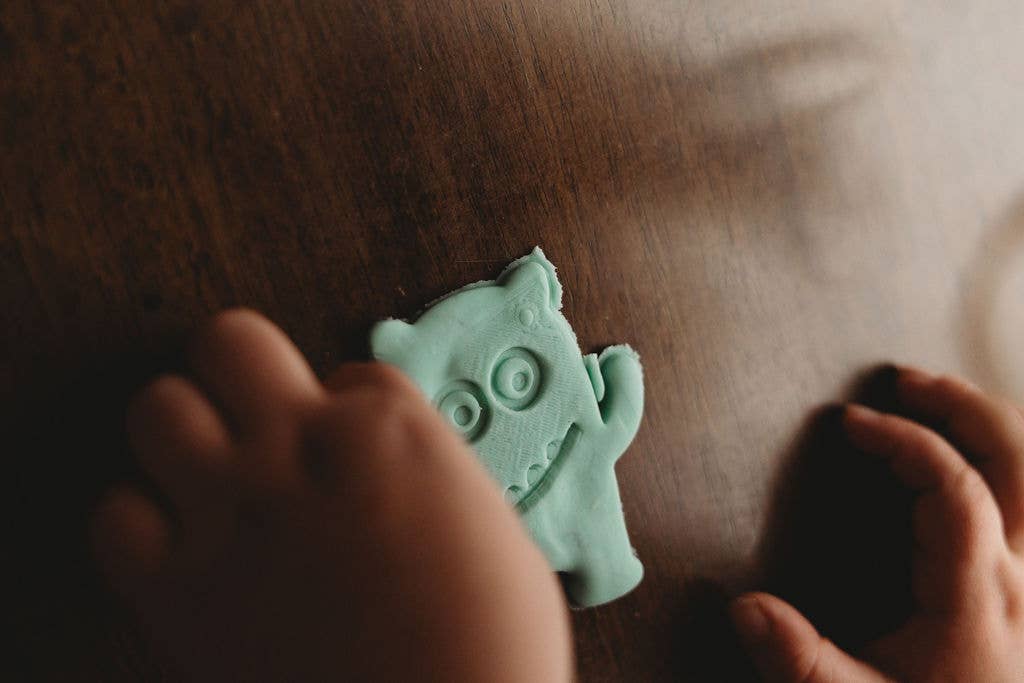 Halloween Monster Playdough or Cookie Dough Eco Stamp Set