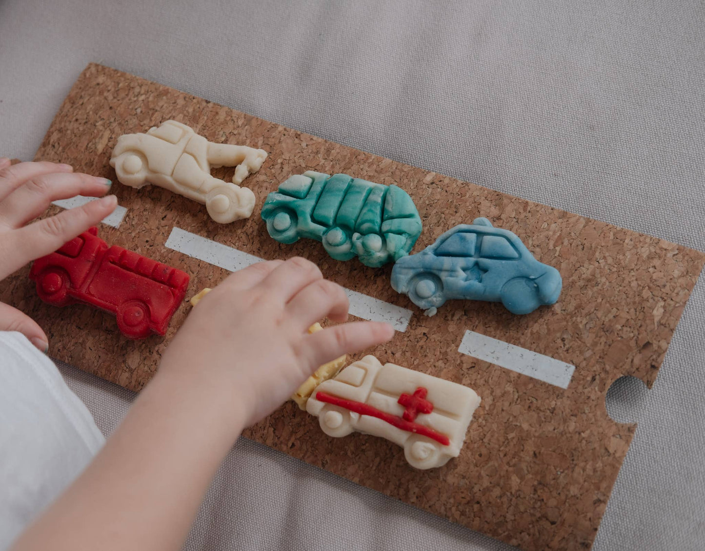 Service Vehicle Eco Cutter™ Play Doh or Cookie Dough Cutter Set