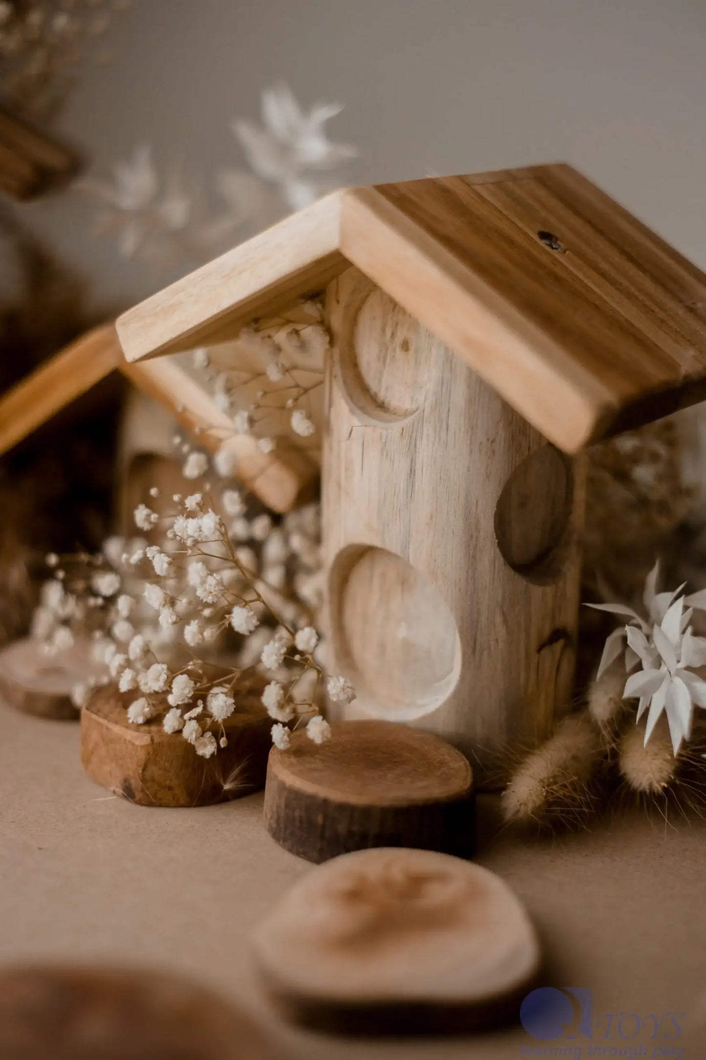 Tree Log Houses Set of 4