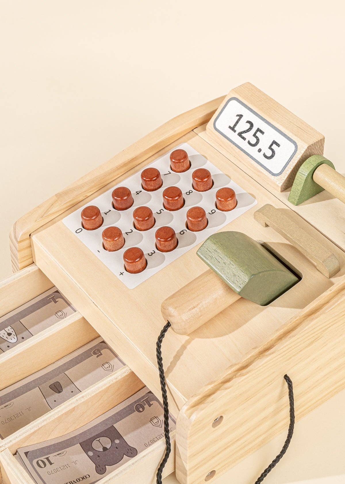 Coco Village Wooden Cash Register Play Toy