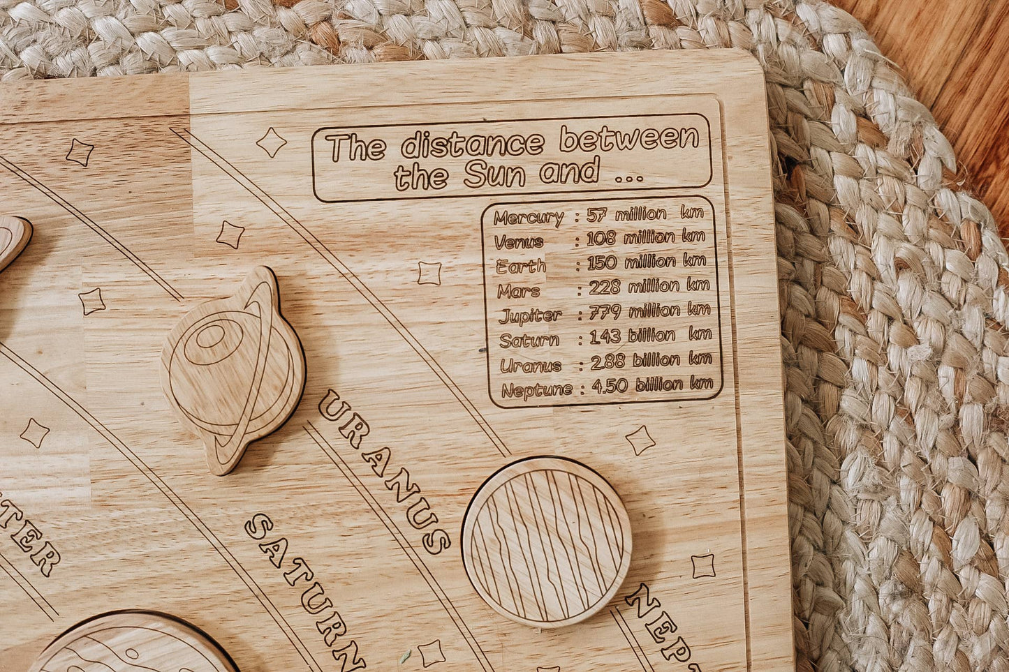 Solar System Wooden Large Learning Puzzle