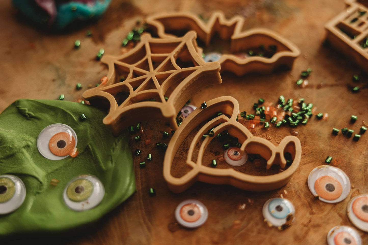 Halloween Eco Cutter™ Play Doh or Cookie Dough Cutter Set of 5