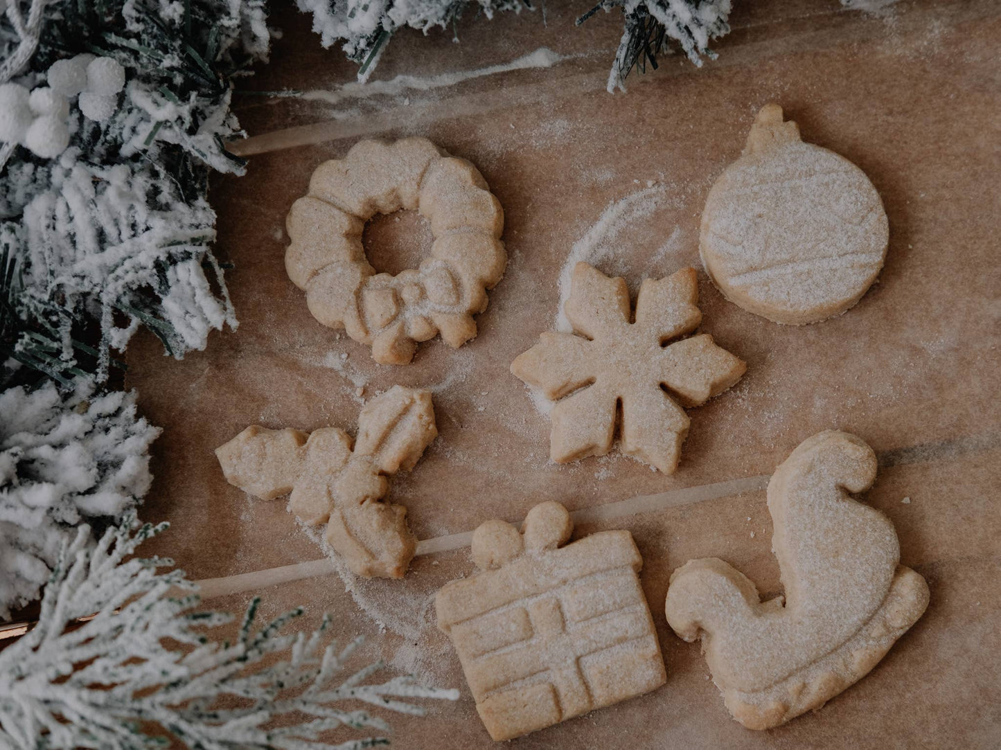 Christmas Eco Cutter™ Play Doh or Cookie Dough Cutter Set