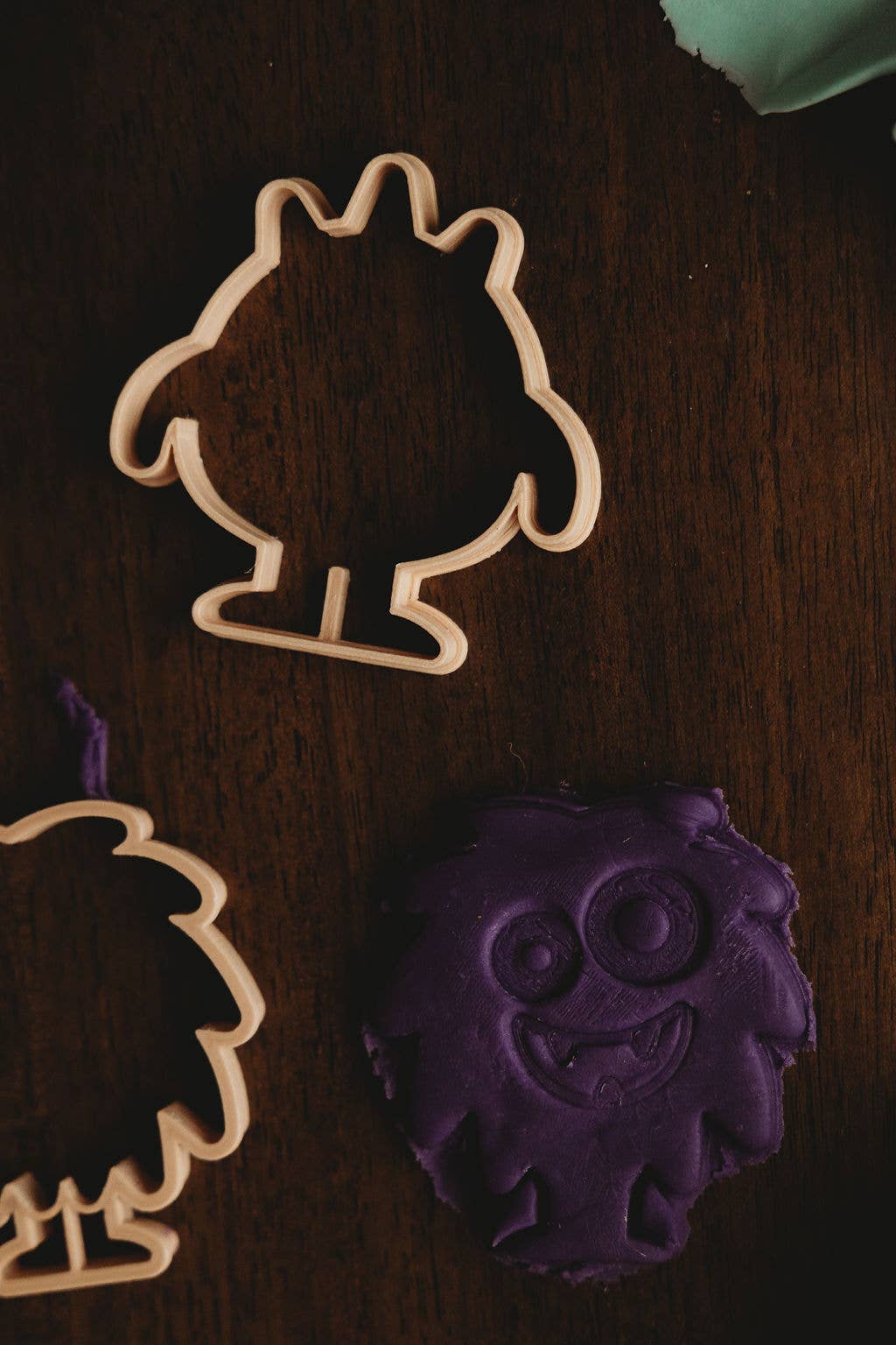 Halloween Monster Playdough or Cookie Dough Eco Stamp Set