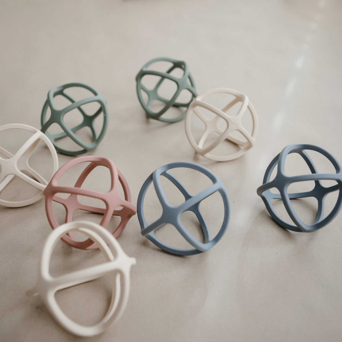Silicone Baby Grasping Ball Teether