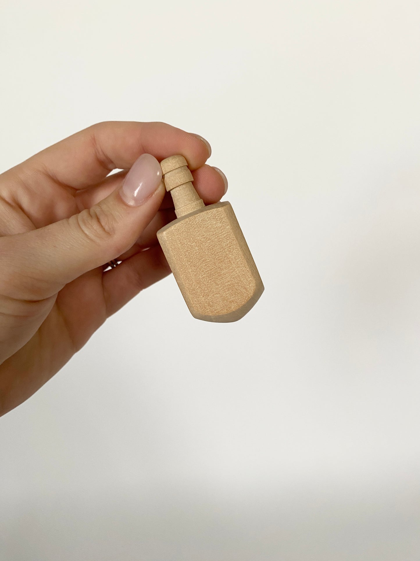 Wooden Hanukkah Dreidel Top