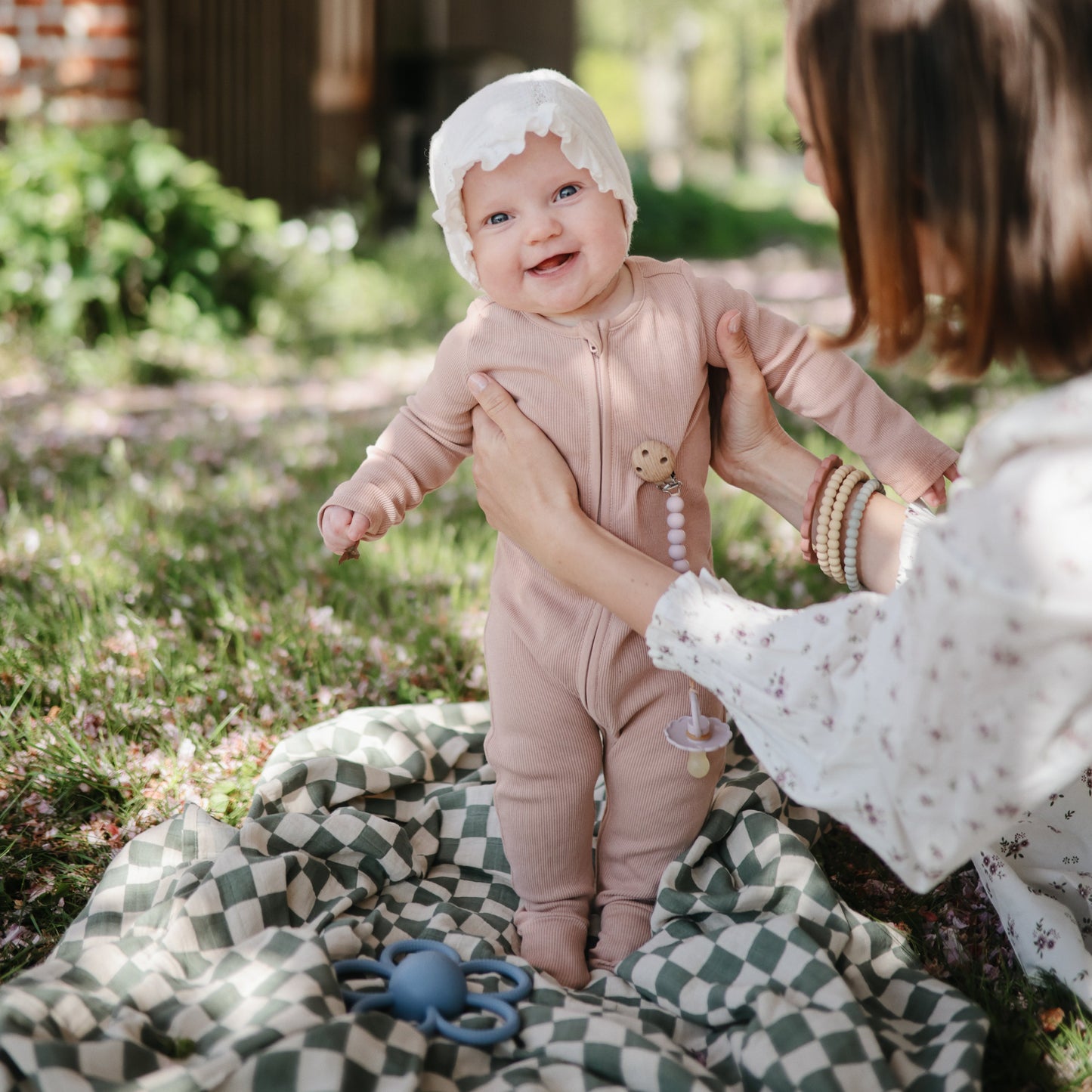 Silicone Flower Teether Bracelets