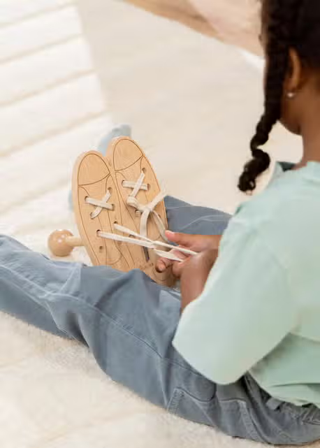 Shoe Lacing Practice Tying