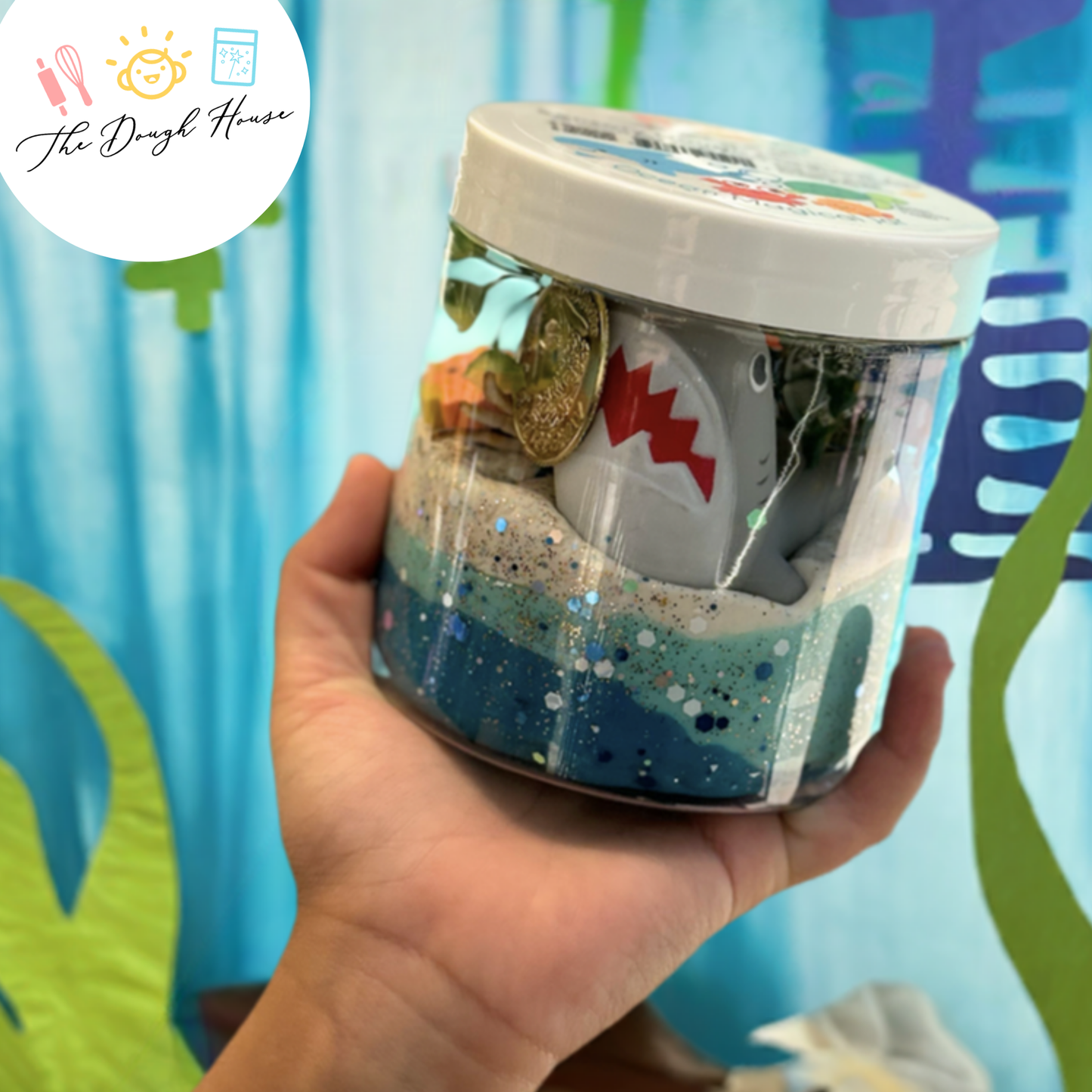 Ocean Magical Play Dough Jar (Super Size / 16 oz)