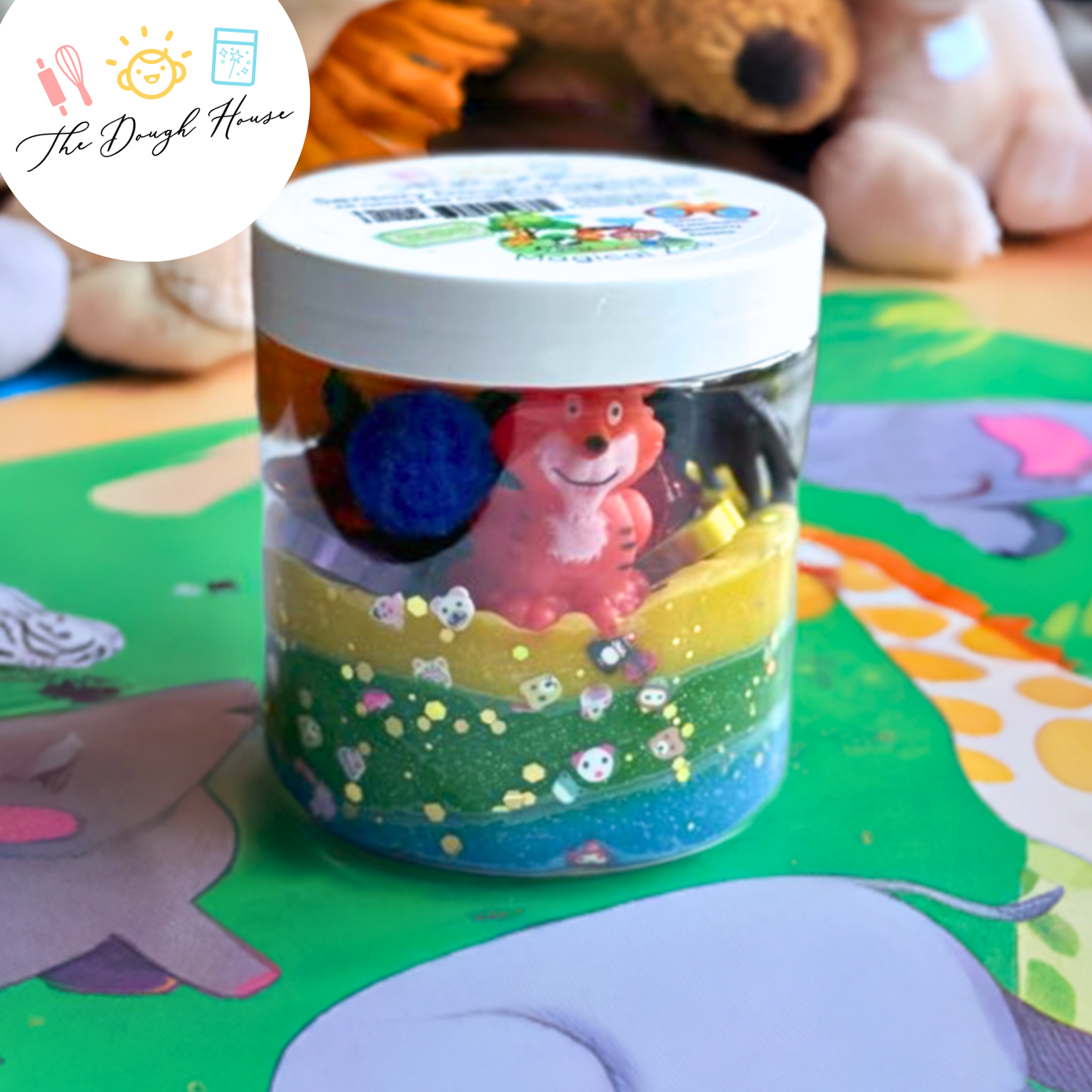 Zoo Magical Play Dough Jar (Super Size / 16 oz)