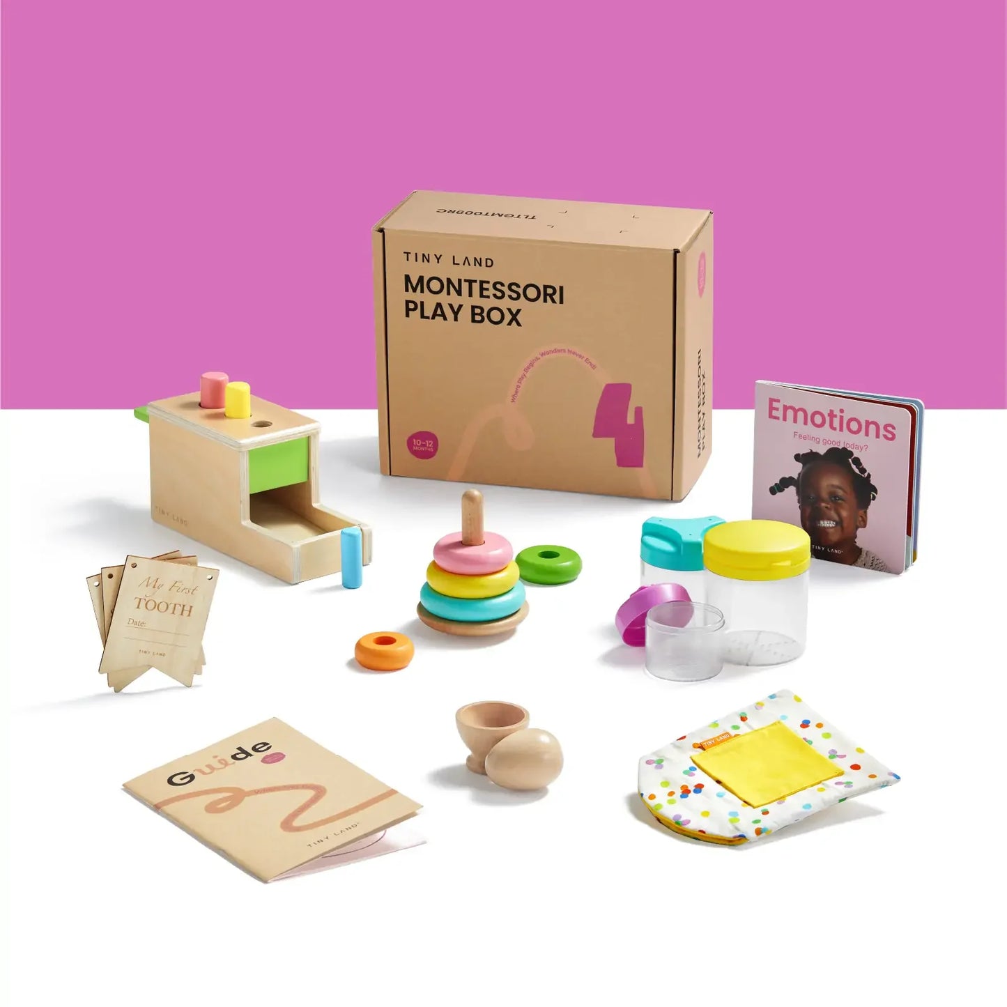 Montessori Toy Kit for Infants 10–12 Months