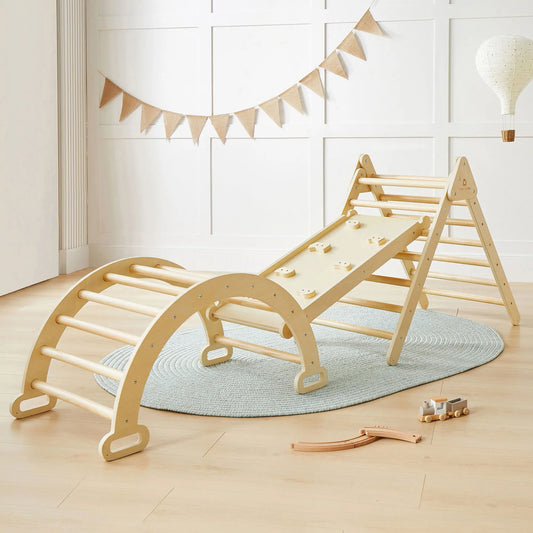 Pikler Triangle Montessori Climbing Set
