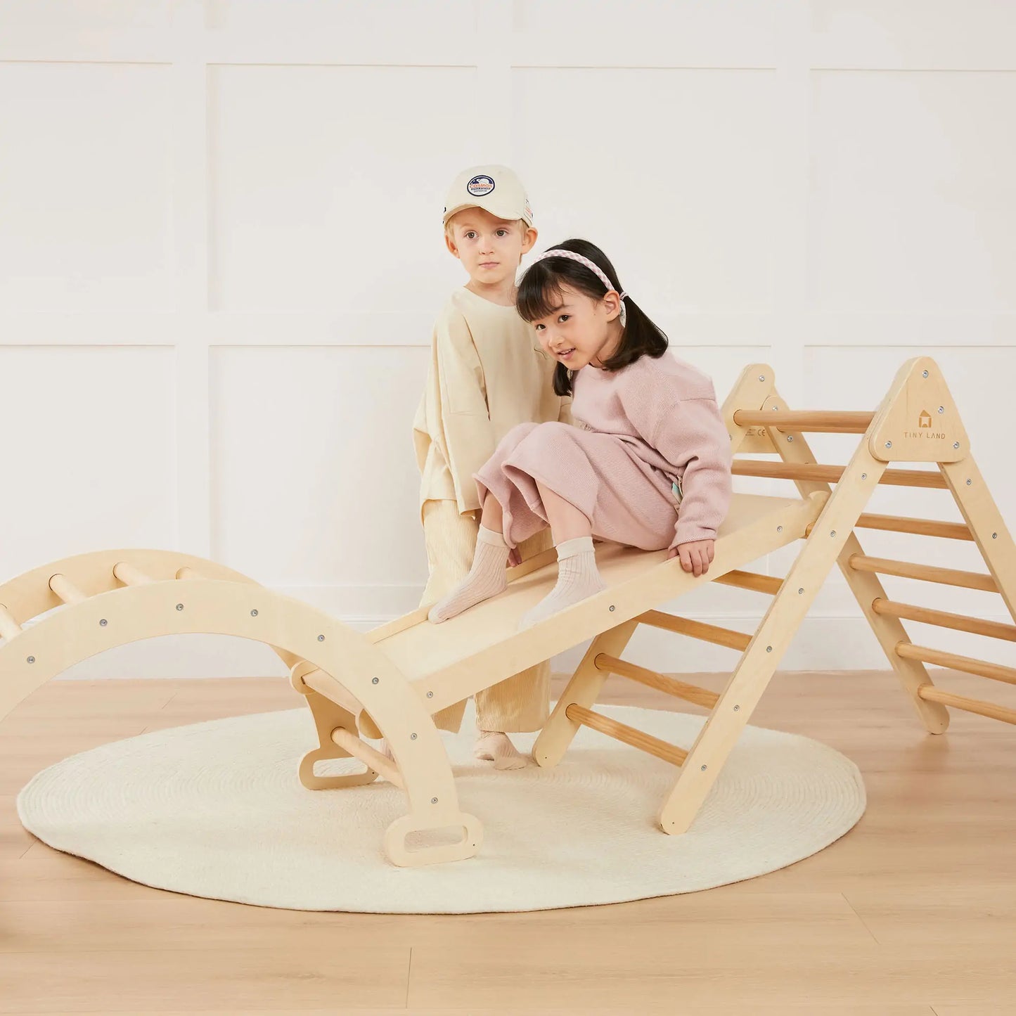 Pikler Triangle Montessori Climbing Set
