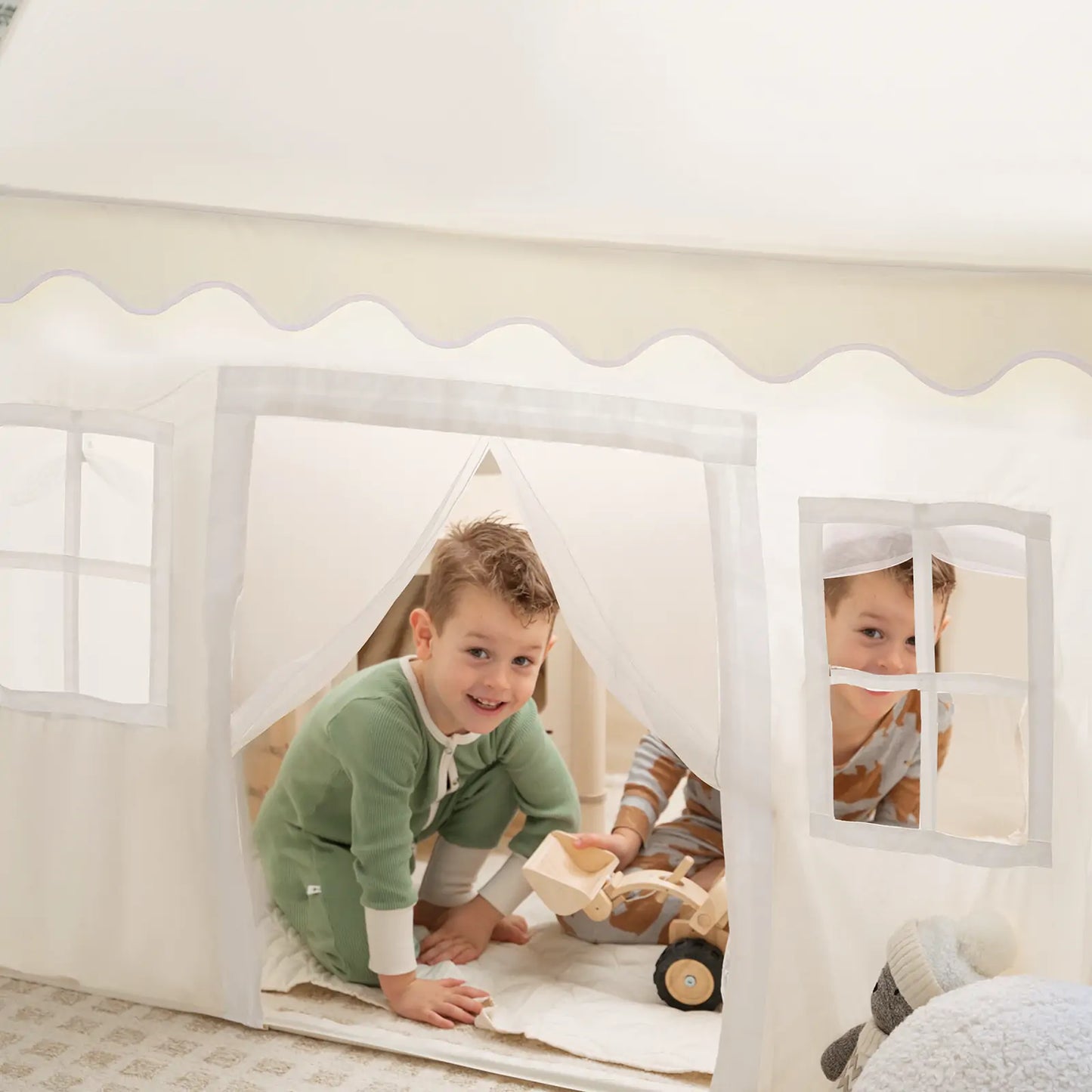 Natural Cream Indoor Tent for Kids