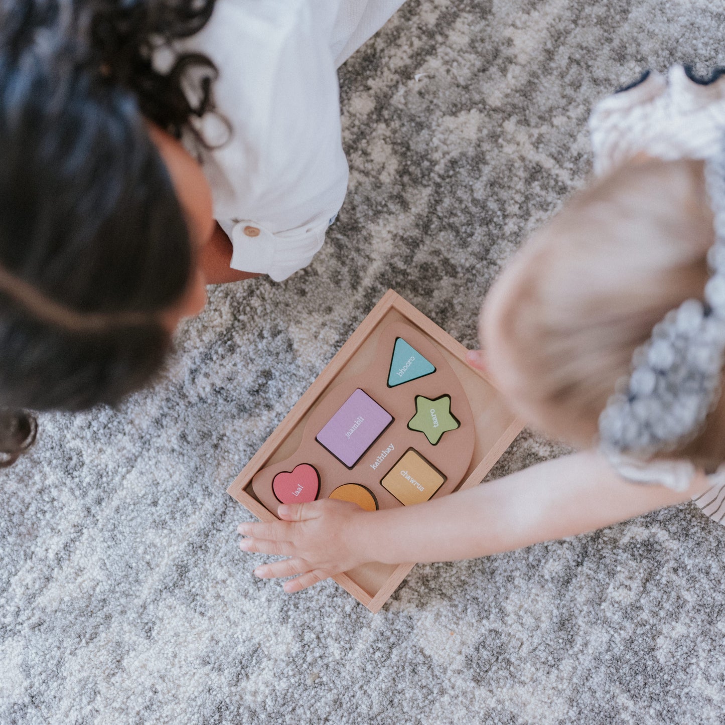 Bilingual Balance Boat • Gujarati | Hindi • Shapes & Colors