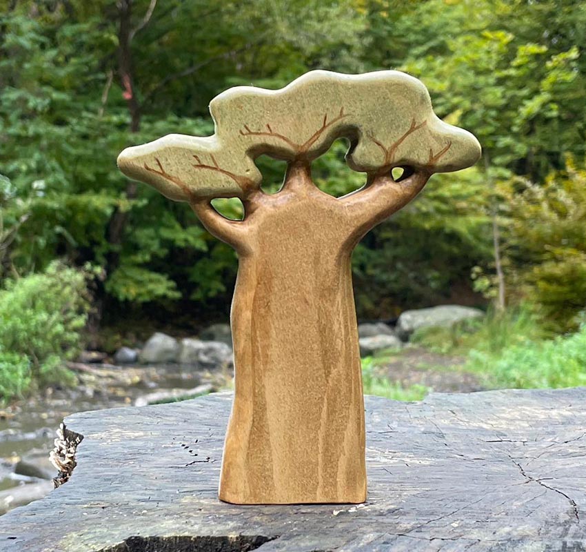Wooden Baobab Tree Toy