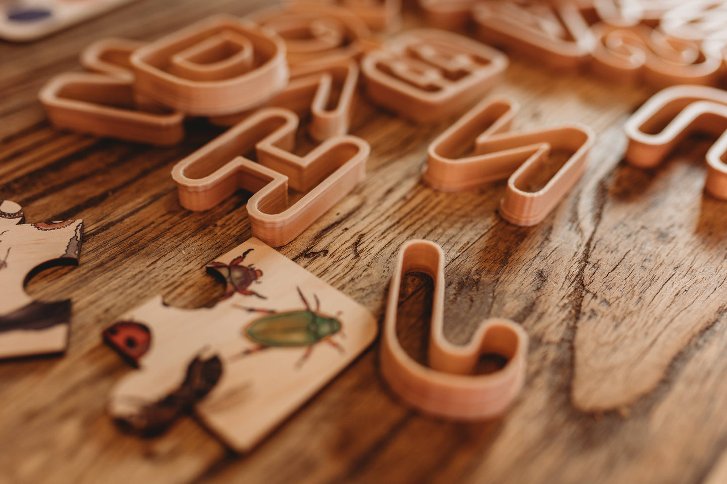 Uppercase Alphabet A to Z Eco Cutter™ Play Doh or Cookie Dough Cutter Set
