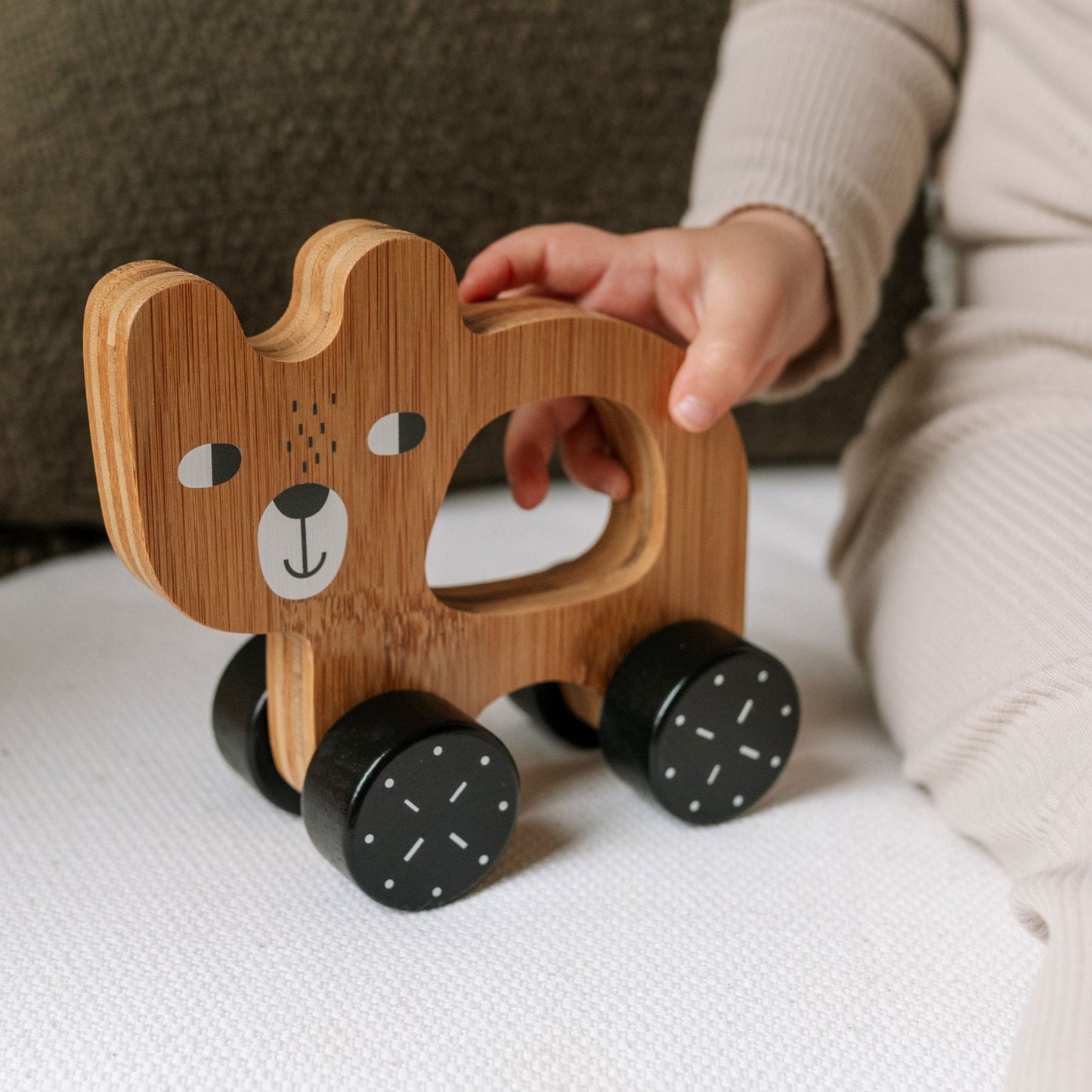 Bear Push Toy by Wee Gallery