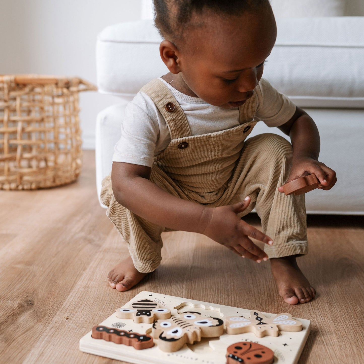Wooden Bugs Puzzle by Wee Gallery