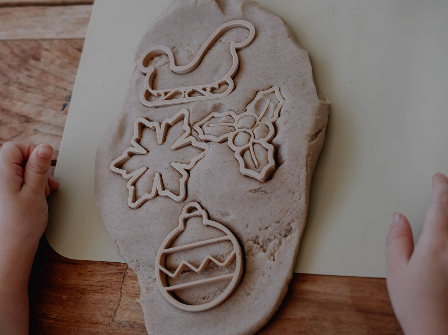 Christmas Eco Cutter™ Play Doh or Cookie Dough Cutter Set