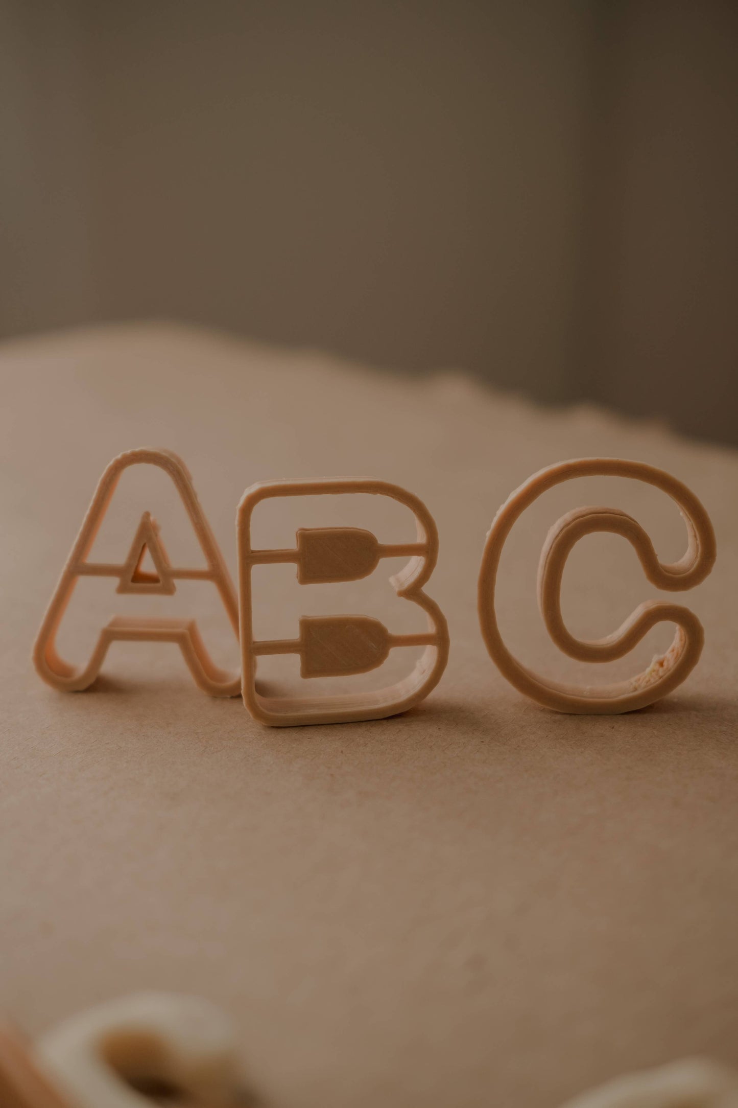 Uppercase Alphabet A to Z Eco Cutter™ Play Doh or Cookie Dough Cutter Set