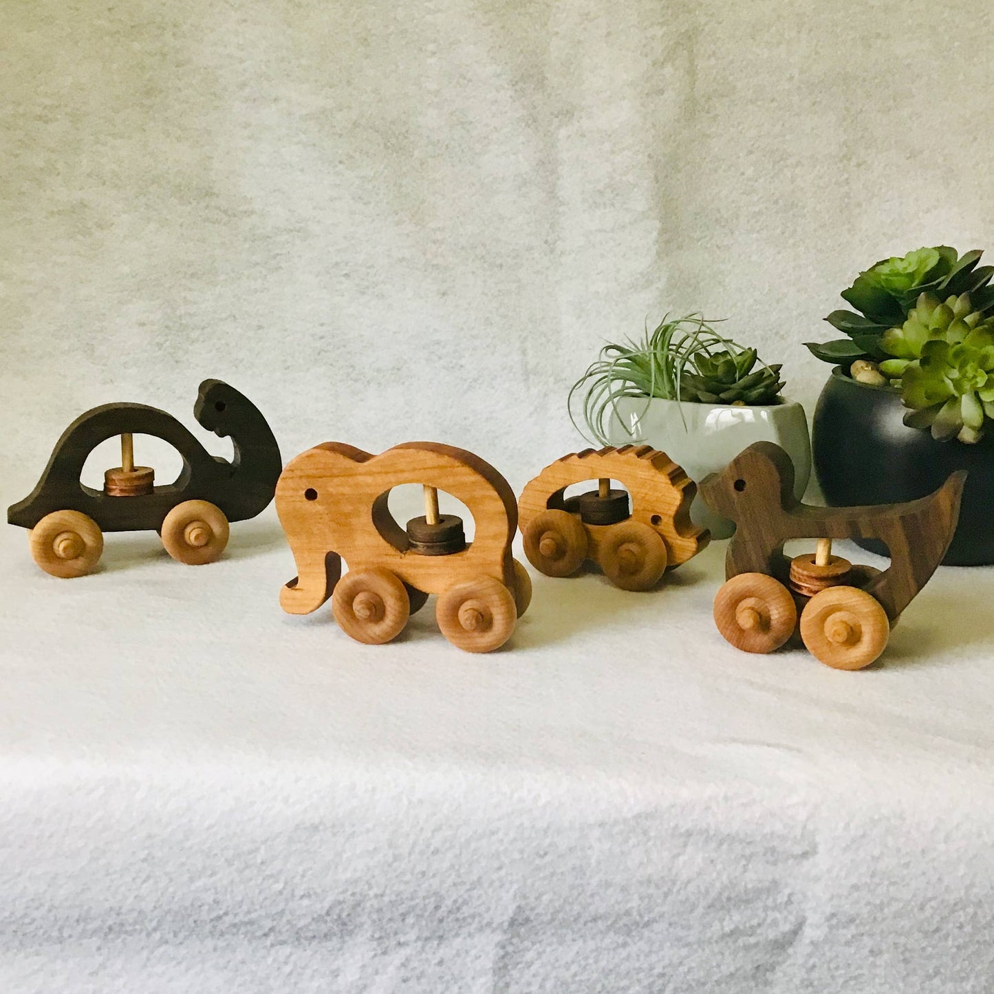 Baby Rattle Duck Push Toy