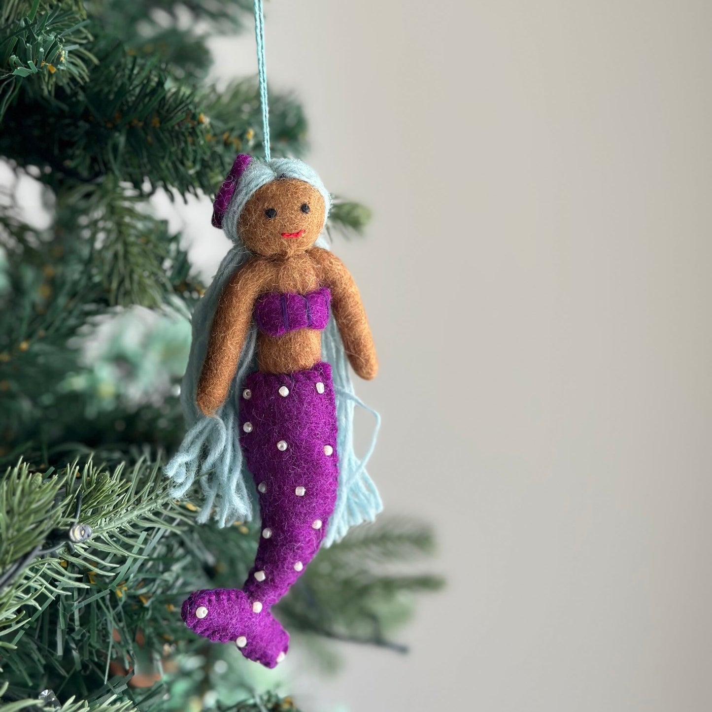 Felt Ornament - Pride Mermaid