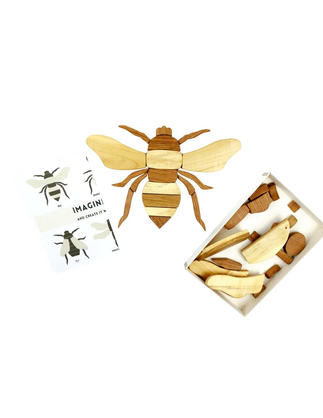 Imagine a Bug Natural Wood Set