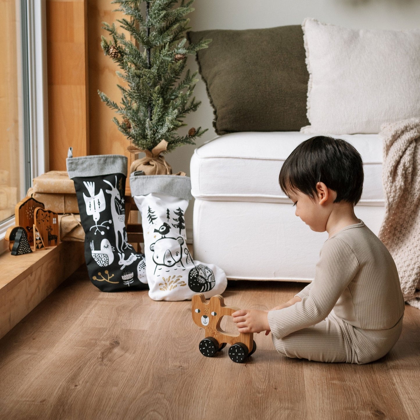 Bear Push Toy by Wee Gallery