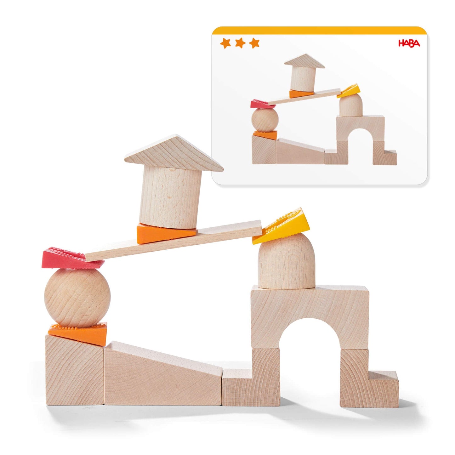 Teetering Towers Stacking Wooden Blocks