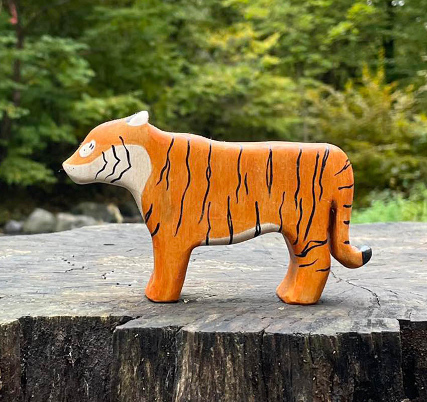 Wooden Tiger Toy