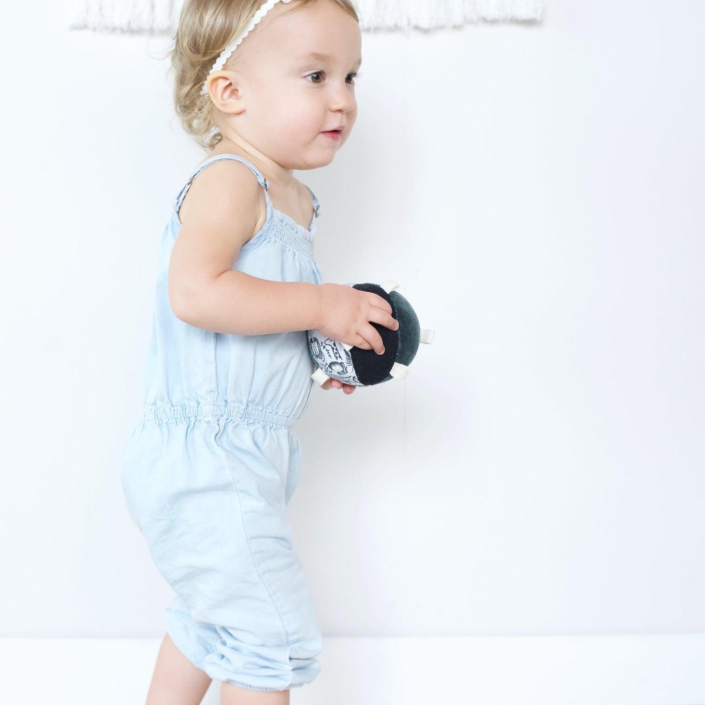 Infant Montessori Ball with Rattle