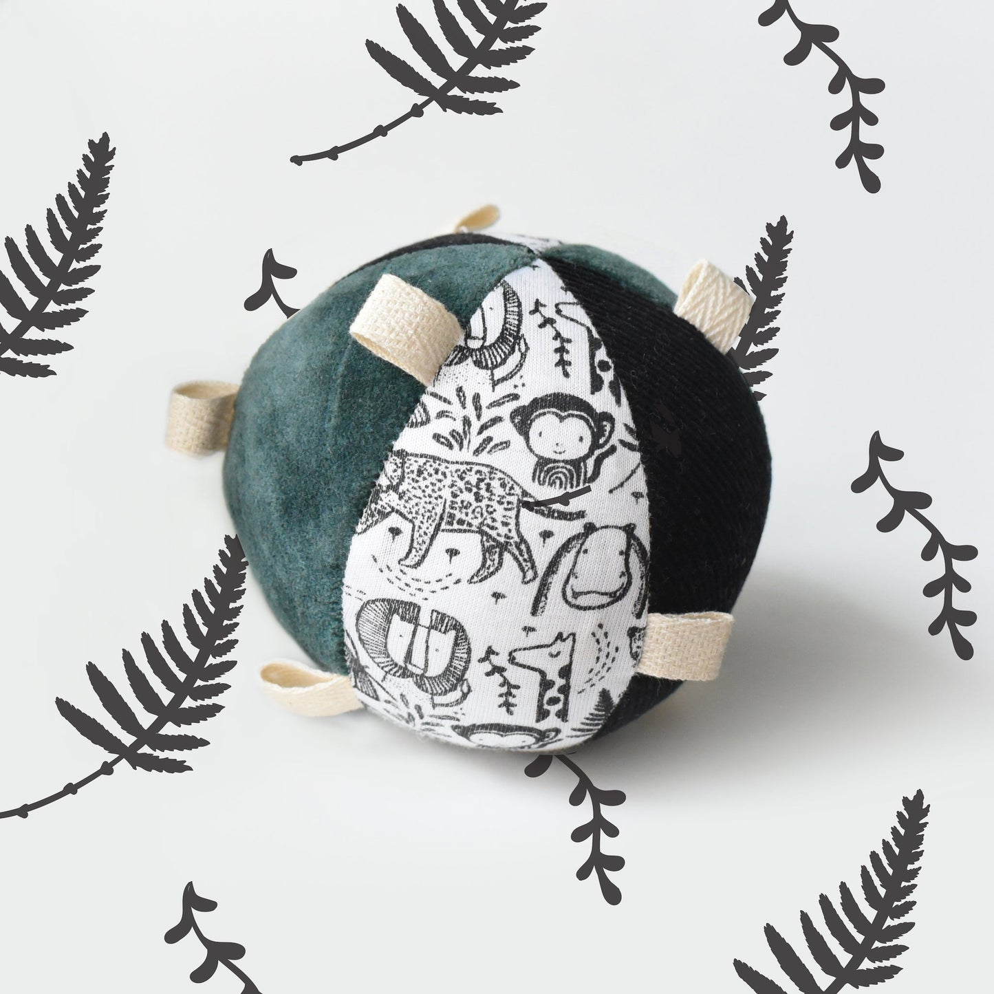 Infant Montessori Ball with Rattle