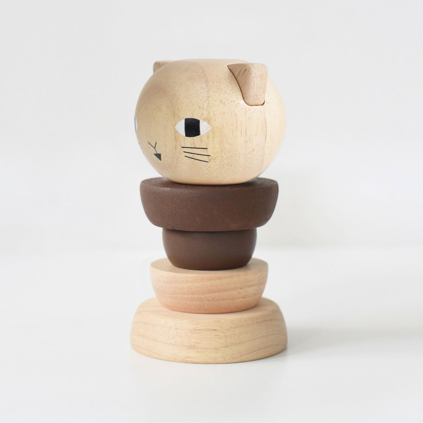 Wee Gallery Wood Stacker Cat