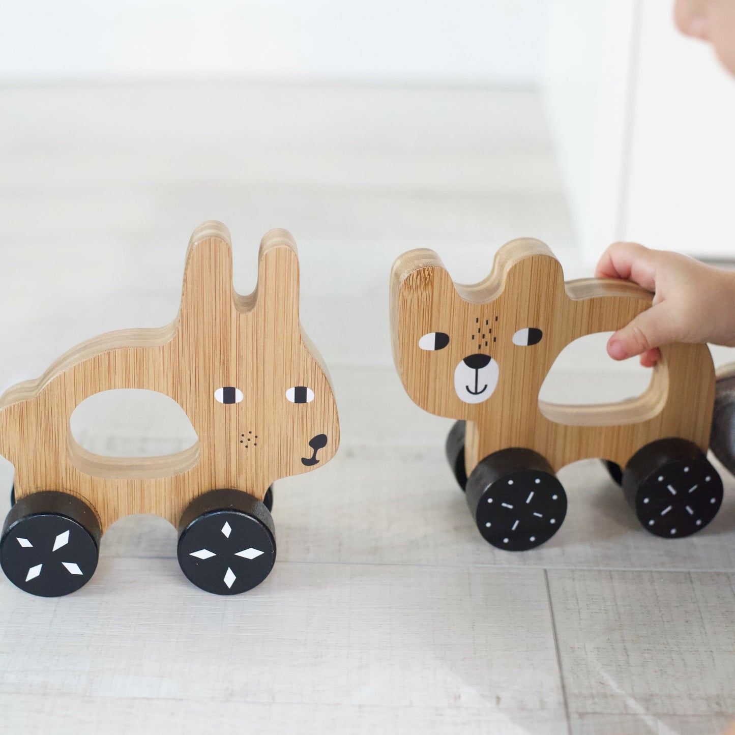 Bear Push Toy by Wee Gallery