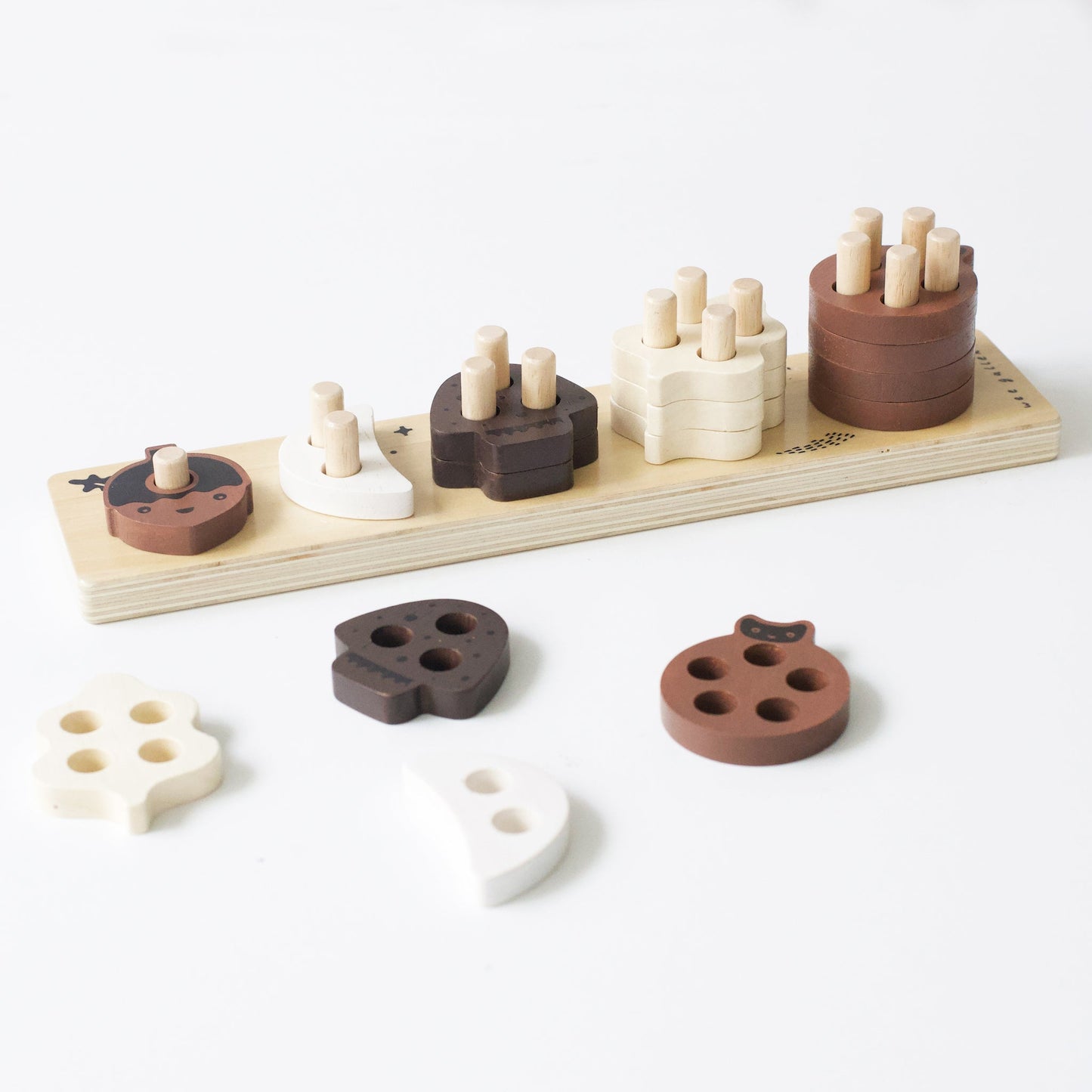 Count and Stack Wooden Toy