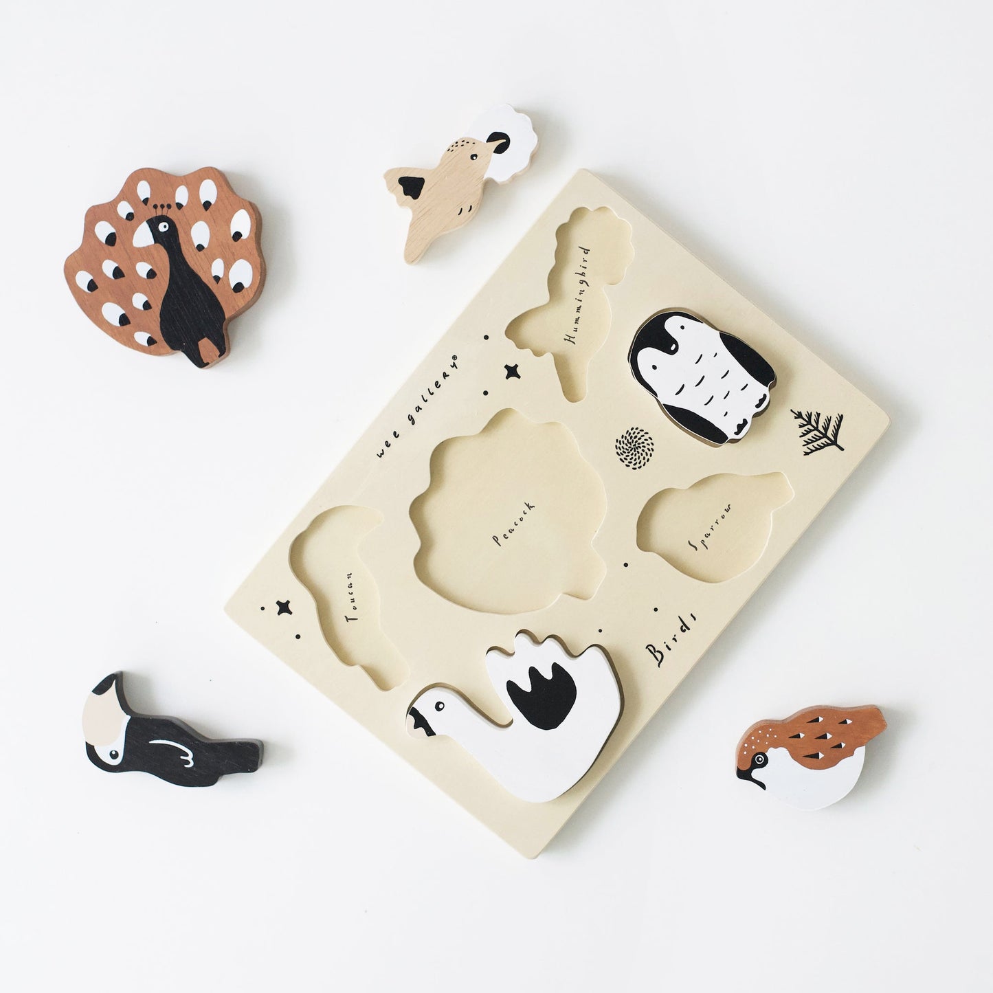 Wooden Bird Puzzle