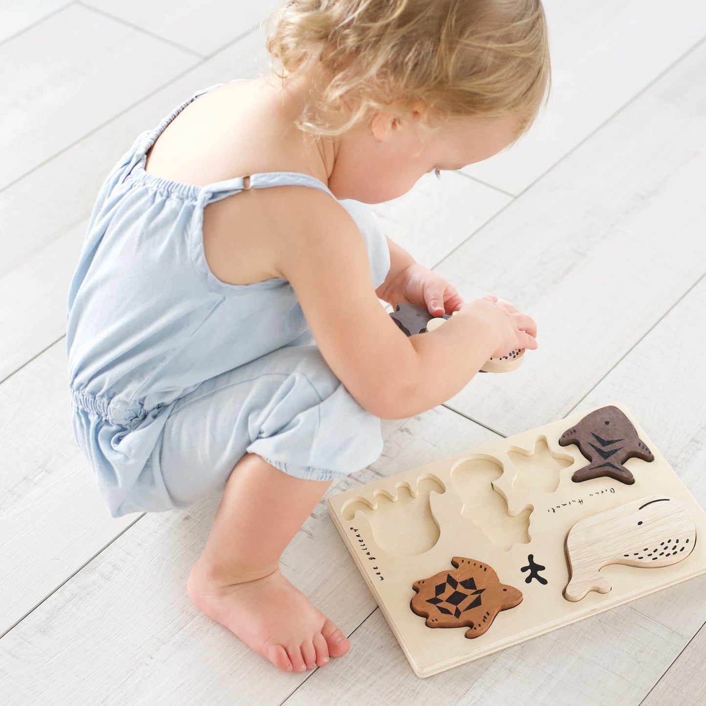 Wooden Puzzle - Ocean Animals