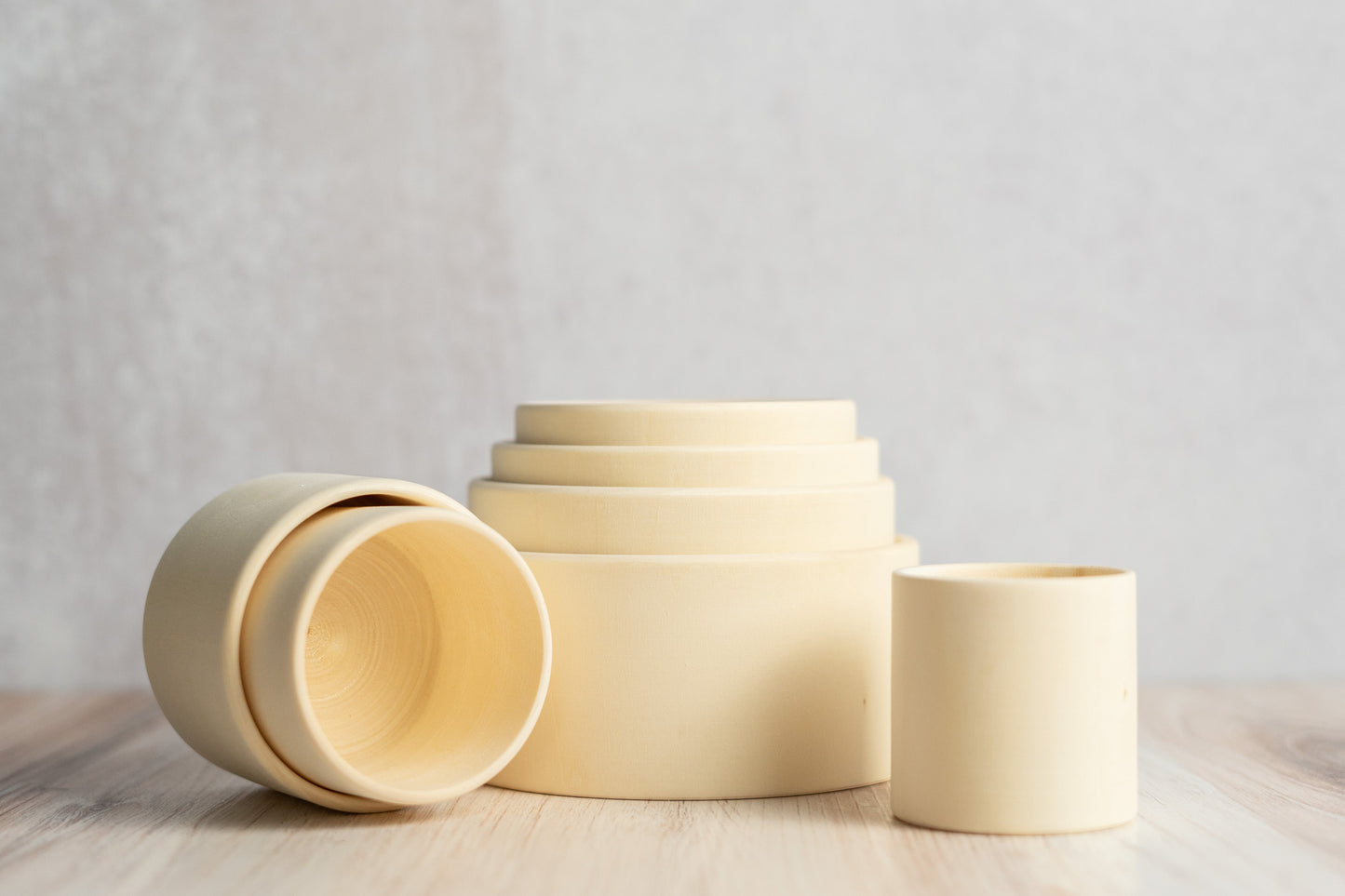 Wooden Nesting Bowls