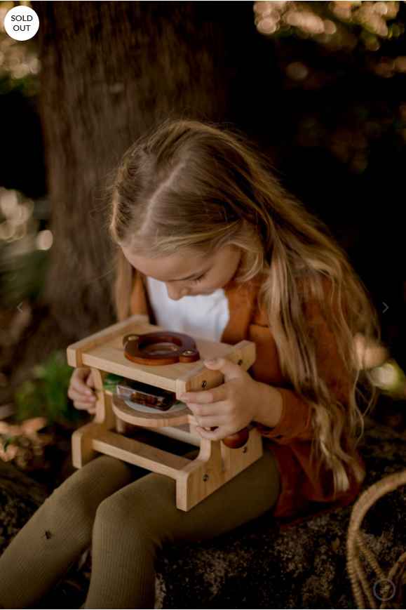 Wooden Microscope for Kids