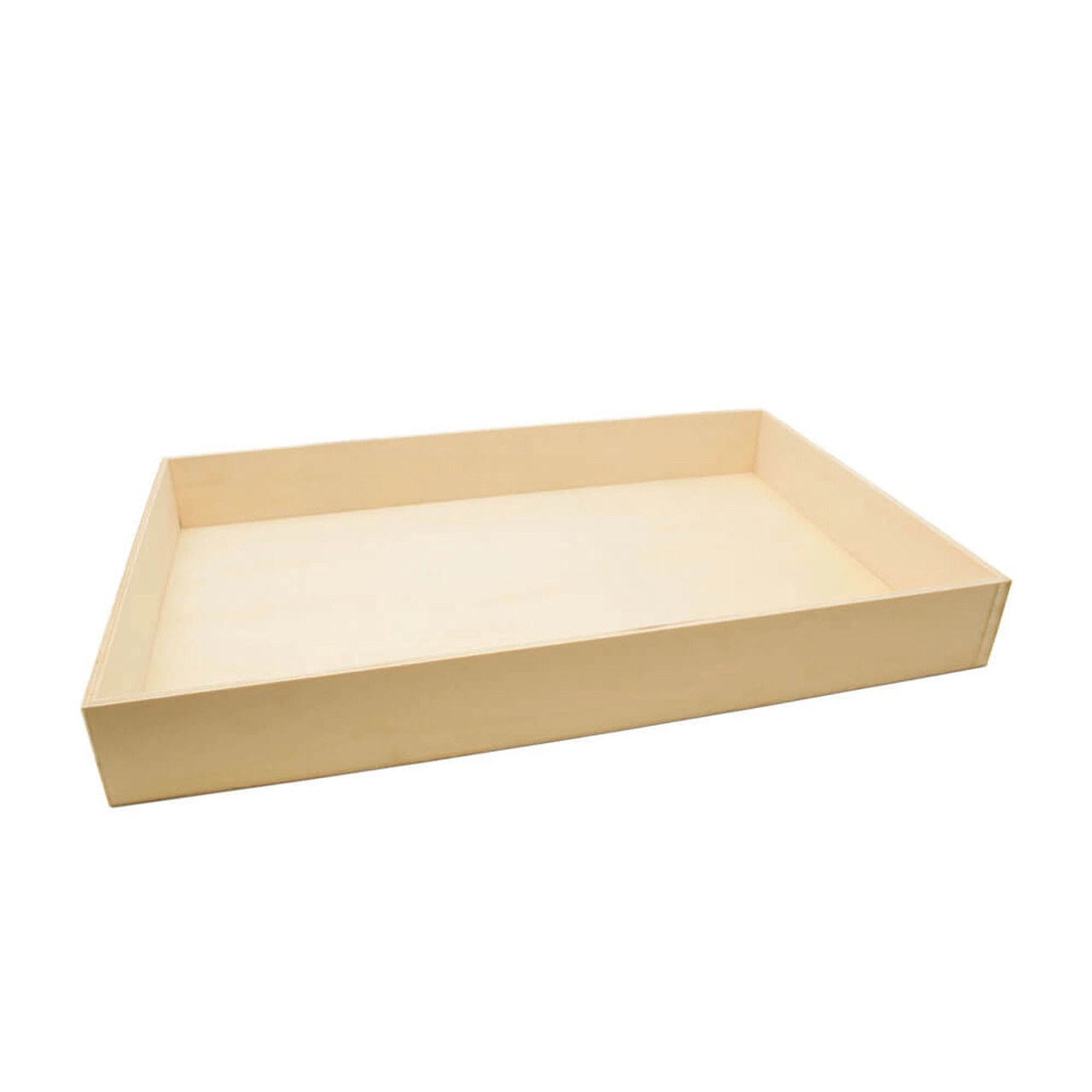Unfinished Wood Nesting Sensory Play Trays, Set of 6