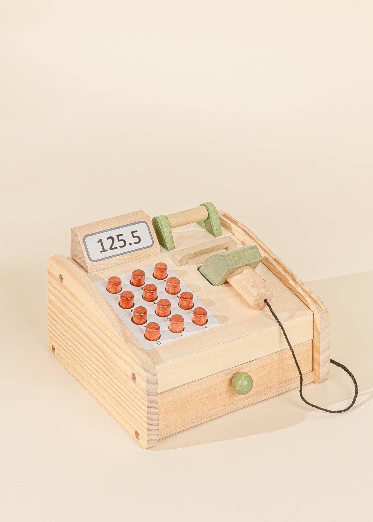 Coco Village Wooden Cash Register Play Toy